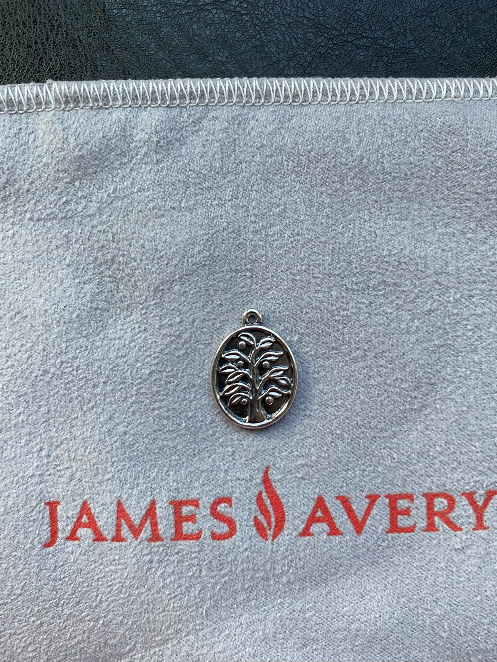 Retired James Avery Silver Tree of Life Pendant
